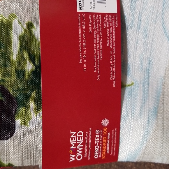 Set of 4 snowmen napkins - Picture 6 of 7